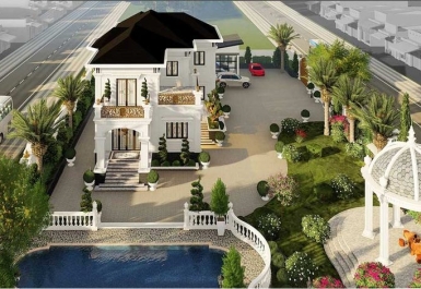 Báo giá thiết kế thi công biệt thự tân cổ điển 3 tầng tại Củ Chi 