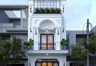 +99 Mẫu nhà mặt tiền kiến trúc Pháp tại Thủ Đức ấn tượng
